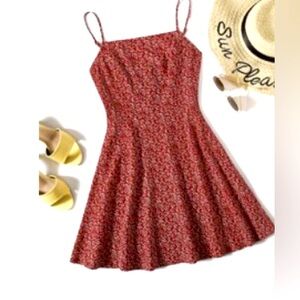 Flared hem dress